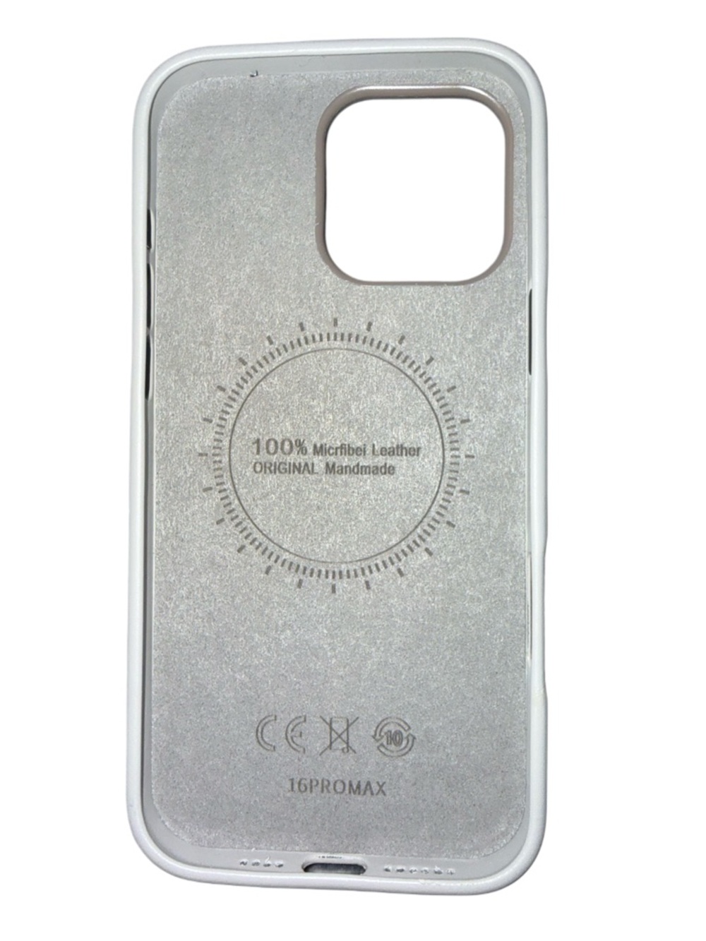 iPhone 16 Pro Max Wallet Case Card Holder | Grey Chic Phone Case - Picture 4 of 5